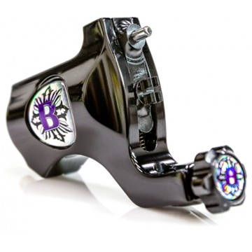 Bishop Rotary Tattoo Machine Polished Black-4437