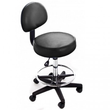 Tabouret avec dossier et repose-pieds-1574