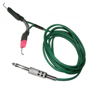 Clip cord Jack - Banana blug con molla Green-2837