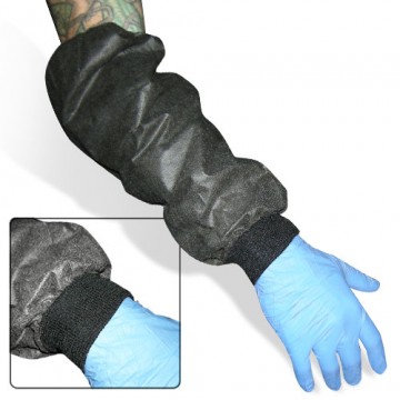 Manchons de protection avec poignet élastique côtelée Manchons de protection avec poignet élastique côtelée-3167